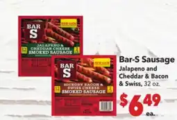 Vallarta Supermarkets Bar-S Sausage offer