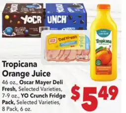 Vallarta Supermarkets Tropicana Orange Juice offer