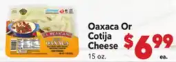Vallarta Supermarkets Oaxaca Or Cotija Cheese offer