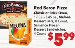 Vallarta Supermarkets Red Baron Pizza offer