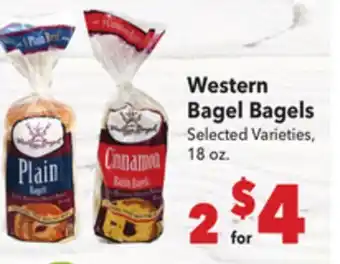 Vallarta Supermarkets Western Bagel Bagels offer