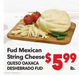 Vallarta Supermarkets Fud Mexican String Cheese/QUESO OAXACA DESHEBRADO FUD offer