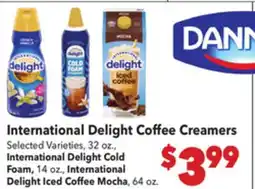 Vallarta Supermarkets International Delight Coffee Creamers offer