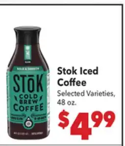 Vallarta Supermarkets Stok Iced Coffee offer