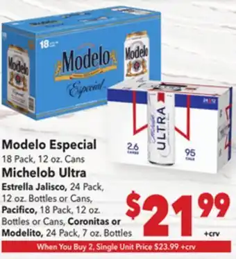 Vallarta Supermarkets Modelo Especial offer