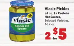 Vallarta Supermarkets Vlasic Pickles offer
