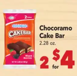 Vallarta Supermarkets Chocoramo Cake Bar offer