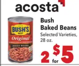 Vallarta Supermarkets Bush Baked Beans offer