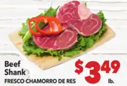 Vallarta Supermarkets Beef Shank/FRESCO CHAMORRO DE RES offer