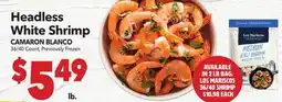Vallarta Supermarkets Headless White Shrimp / CAMARON BLANCO offer