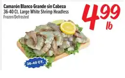 El Super Fresh Large White Shrimp Headless offer