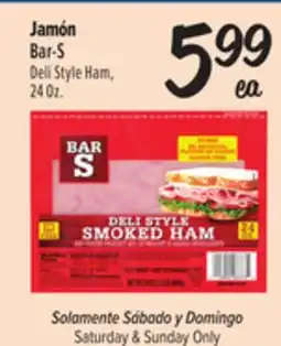 El Super Fresh Bar-S Deli Style Ham offer