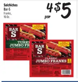 El Super Fresh Bar-S Franks offer
