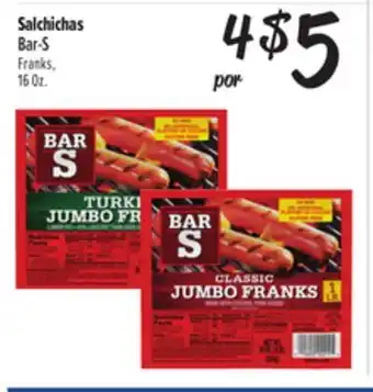El Super Fresh Bar-S Franks offer