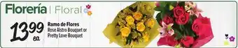 El Super Fresh Rose Alstro Bouquet or Pretty Love Bouquet offer