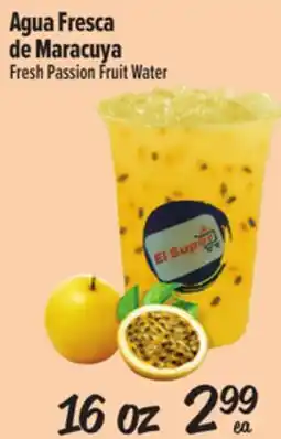El Super Fresh Fresh Passion Fruit Water offer