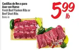 El Super Fresh Fresh Beef Flanken Ribs or Beef Short Ribs offer
