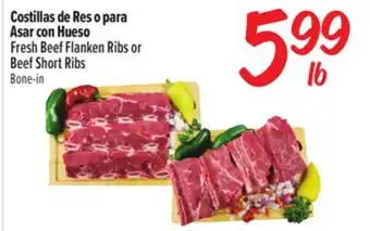 El Super Fresh Fresh Beef Flanken Ribs or Beef Short Ribs offer