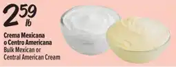El Super Fresh Bulk Mexican or Central American Cream offer