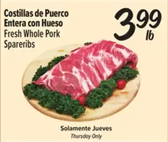 El Super Fresh Fresh Whole Pork Spareribs offer