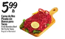 El Super Fresh Fresh Boneless Beef Stir Fry for Tacos offer