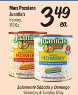 El Super Fresh Juanita's Hominy offer