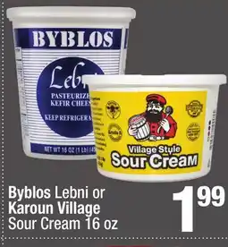 Super King Markets Byblos Lebni or Karoun Village Sour Cream offer