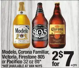 Super King Markets Modelo, Corona Familiar, Victoria, Firestone 805 or Pacifico offer
