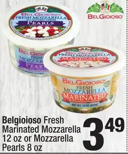 Super King Markets Belgioioso Fresh Marinated Mozzarella 12 oz or Mozzarella Pearls 8 oz offer