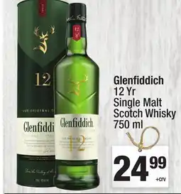 Super King Markets Glenfi ddich 12 Yr Single Malt Scotch Whisky offer