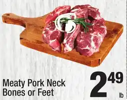 Super King Markets Meaty Pork Neck Bones or Feet Lamb Shanks offer