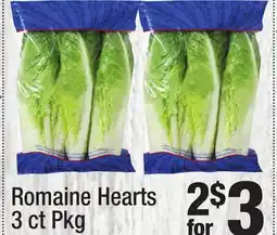 Super King Markets Romaine Hearts offer