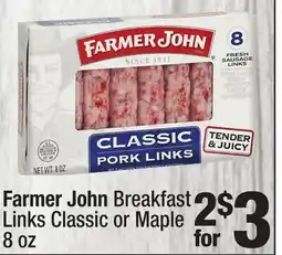 Super King Markets Farmer John Breakfast offer