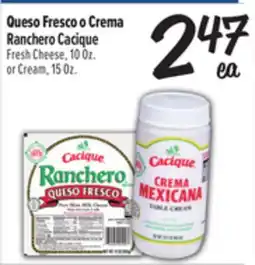 El Super Fresh Cheese, 10 Oz. or Cream,15 Oz offer