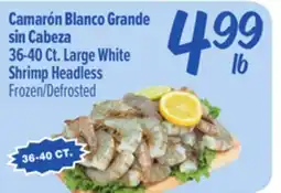 El Super Large White Shrimp Headless offer
