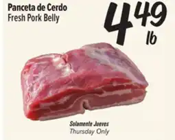 El Super Fresh Pork Belly offer