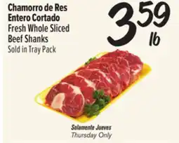 El Super Fresh Whole Sliced Beef Shanks offer
