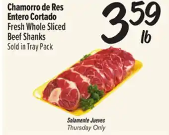 El Super Fresh Whole Sliced Beef Shanks offer