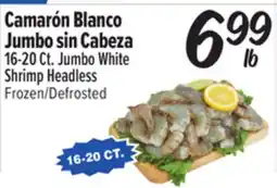 El Super 16 Jumbo White Shrimp Headless offer