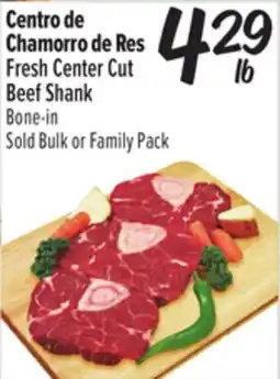 El Super Fresh Center Cut Beef Shank offer