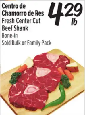 El Super Fresh Center Cut Beef Shank offer