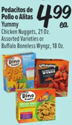 El Super Chicken Nuggets, 21 Oz. or Buffalo Boneless Wyngz, 18 Oz offer