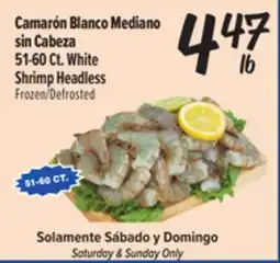El Super 51-60 Ct. White Shrimp Headless offer