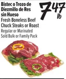 El Super Fresh Boneless Beef Chuck Steaks or Roast offer