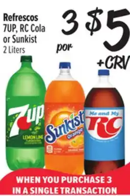 El Super 7UP, RC Cola or Sunkist offer