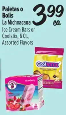 El Super Ice Cream Bars or Coolstix offer