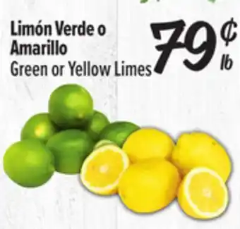 El Super Green or Yellow Limes offer