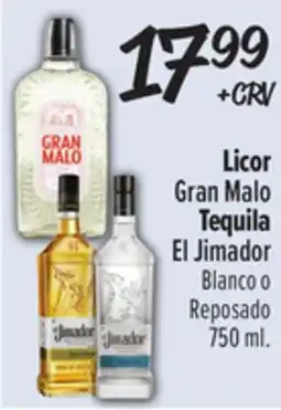 El Super Licor Gran Malo Tequila El Jimador Blanco o Reposado offer