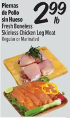 El Super Fresh Boneless Skinless Chicken Leg Meat offer