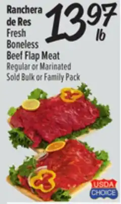 El Super Fresh Boneless Beef Flap Meat offer